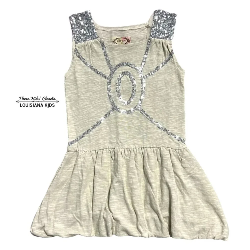 NEW Mia Joy By Joyfolie Sz 4 Sequin Bubble Dress